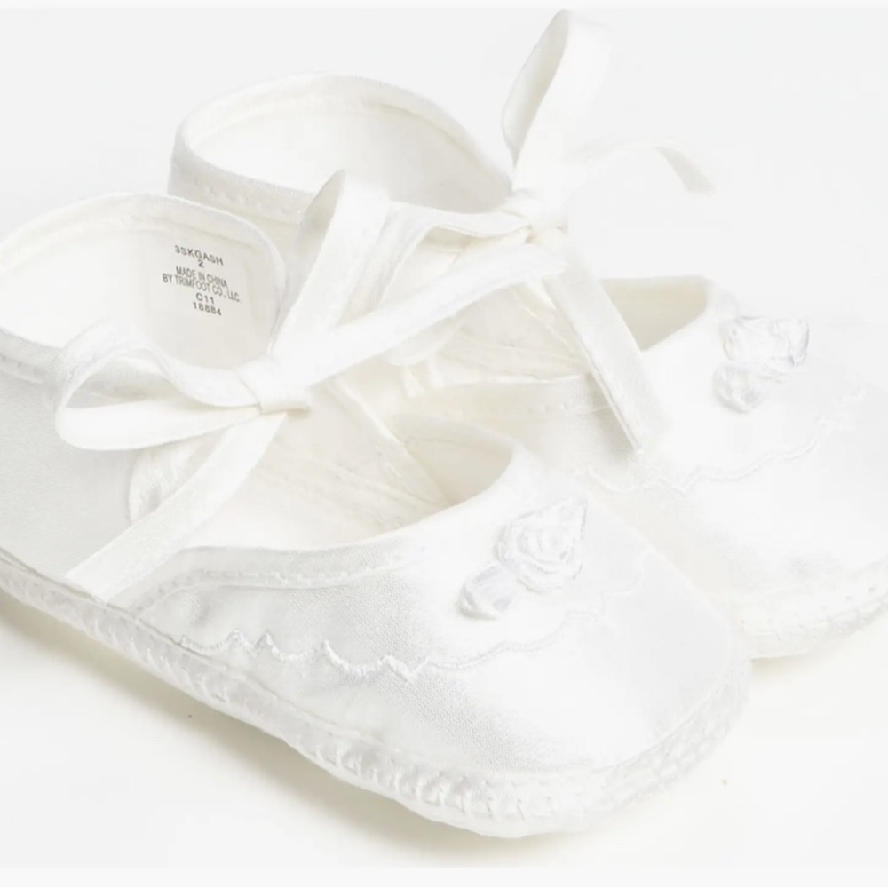 New baby Silk Dupioni Shoe by Little Things Mean a Lot